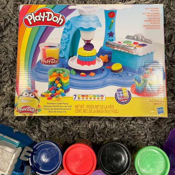 Play-Doh rainbow cake set Cupcake Decoration Kit Arts & Crafts - Picture 2 of 7